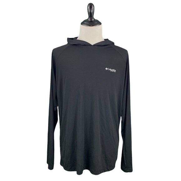 Columbia Other - Columbia PFG Black Omni-Shade Hooded Tee